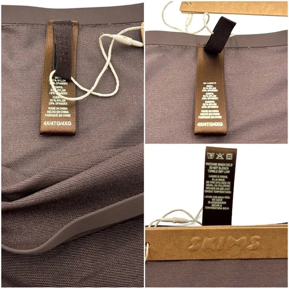 Skims Sheer Sculpt Bandeau Size 4X - Picture 11 of 15